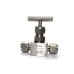 SS Needle Valve Instrumentation High Pressure Square Body Ferrule type (6000PSI) Stainless Steel 316